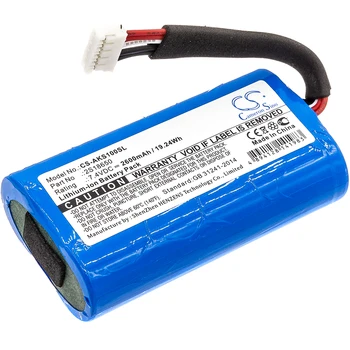 Bluetooth Reproduktor Batérie CS-AKS100SL Pre Anker SoundCore Boost Náhradné kontakty batérie 2S18650 AKKU 7.4 V 2600mAh