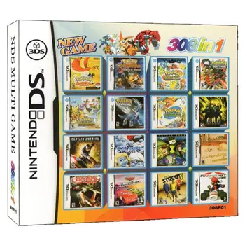 308 v 1 DS Video Hry, Karty Kazety Konzoly Karty Kompilácie pre Nintendo DS, 3DS 2DS NDS NDSL NDSI