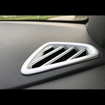 Pre Hyundai Kona Encino 2018 2019 ABS Matný a Uhlíkových vlákien Auto vpredu Malé odvzdušňovací Dekorácie kryt výbava rám lampa 2 ks