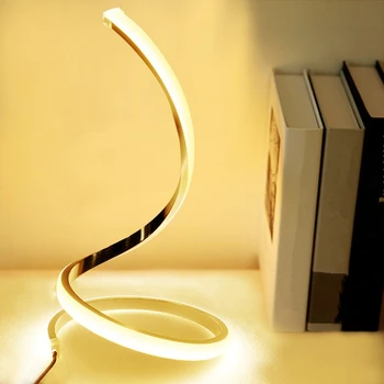 Moderné LED Očí Ochranné Špirály stolná Lampa Zásuvky Dotyk Spálňa Posteli Stôl Nočné Svetlo