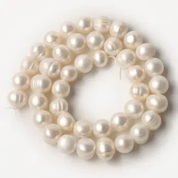 AA+ Prírodné Sladkovodné Biele Perly Nepravidelný Kolo Voľné Korálky Pre Šperky, Takže Náušnice DIY Ženy Náramok, Náhrdelník Vlásenky