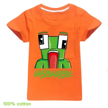 Letné Nevýslovnej Inšpiroval Youtube Chlapci T-Shirts Herné Deti mikina T-Shirt Pre Dievčatá Topy Tees Deti Oblečenie
