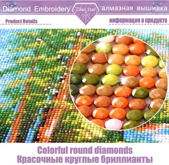 Diamond výšivky Diy diamond Maľovanie Cross Stitch bliká Červená obrázok 5D Vyšívanie, Mozaiky Domáce Dekorácie