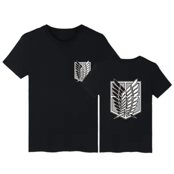 Letné módy anime Útok na titan t-shirts vytlačené pár muži ženy t košele bežné tee tričko o-neck tričko krátky rukáv top