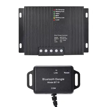 MPPT Solárny Regulátor Nabíjania Pomocou pripojenia Bluetooth Solárny Panel Poplatok Regulátora # 25