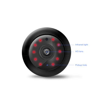 Nové 1080P Bezdrôtový Mini WiFi Kamera Home Security Kamera IP CCTV INFRAČERVENÉ Nočné Videnie Pohybu Zistiť Baby Monitor P2P