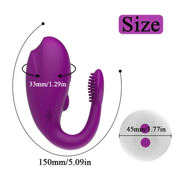 FLXUR Bezdrôtový Vibrátor Dospelých, Hračky Pre Páry USB Nabíjanie Vibrátor G-Spot U Silikónové Stimulátor Dvojité Vibrátory sexuálnu Hračku Pre Ženy