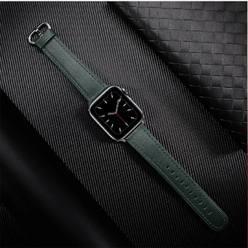 Kožené watchband pre apple hodinky kapela 44 mm 42mm 40 mm 38 mm iWatch Series 5 4 3 2 1 Náramok Náhradný Popruh Náramkové športové hodinky