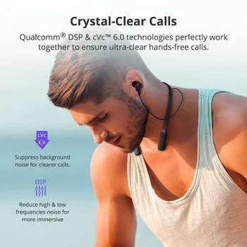 【Čip Qualcomm] vyzýva Aktualizované Tronsmart S2 Plus Bluetooth 5.0 Neckband Slúchadlá Bezdrôtový Headset Hlasové Ovládanie Hlboké Basy 24H Hrať