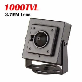 1000TVL CMOS Káblové Mini Poli Micro CVBS Bezpečnostné CCTV Kamera S Kovovým Telom 3.7 mm objektív 700tvl vnútorné kamery