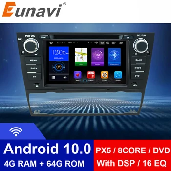 Eunavi 4 GB 64 GB 8 Core 1 Din Android 10 autorádia Pre BMW E90/E91/E92/E93 3 Séria Multimedia Player, Navigácie GPS, DVD, Stereo