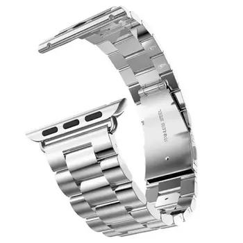 Top Kvalitnej Nerezovej Ocele Sledovať Popruh pre Cartier Apple Hodinky Sport Edition Watchband 38mm 42mm IWatch Náramok Hodiniek 4 Band
