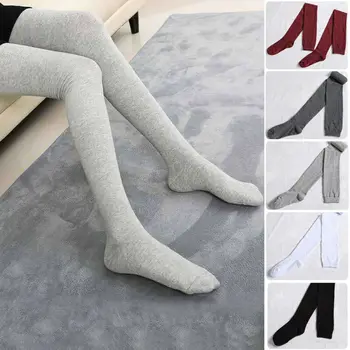 Sexy dámske dlhé pančuchy ponožky stehná vysoké pančuchy žena teplá bavlnená nad podkolienky ženy osadenie