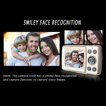 2,4-Palcový Mini Digitálny Fotoaparát, 16 MP Video Videokamera Multi farebné Deti Kamera 720P HD Mini Kamera Hračky pre Deti Darček