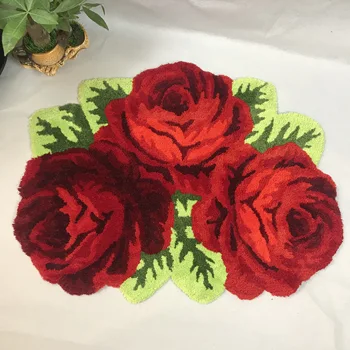 Hot predaj Svetlé farby rose mat rose koberec rose koberec pre spálne