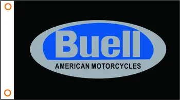 Motocykel vlajka Buell Banner 3ftx5ft Polyester 02