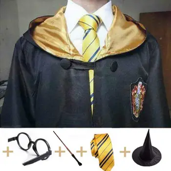 Kostým Potter Plášť Plášť s Uviazať Šatku Prijatie List Dospelých Cosplay Darčeky Strany Študentov, Fanúšikov
