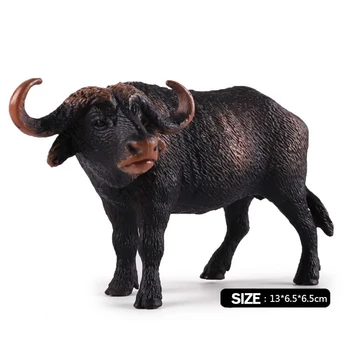 Akčné a Hračky Obrázok Wildlife Zviera Vody Buffalos Dieťa PVC Model Zberateľskú Bábika Obrázok Zbierku Pre Dieťa Deti Darček