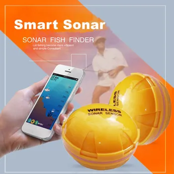Chytrý Telefón Fishfinder Bezdrôtový Sonar Ryby Finder Hĺbka Mora Jazere Ryby Zistiť iOS Android App Findfish Smart Sonar Echo Siréna