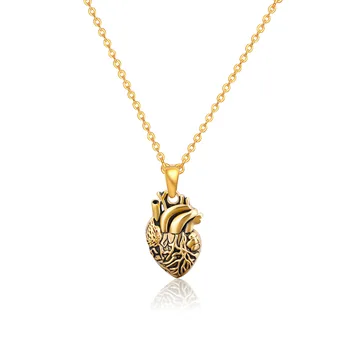 Náhrdelník kúzlo v tvare srdca prívesok kľúčnu kosť šperkov náhrdelník choker náhrdelník reťazca elf na polici dary
