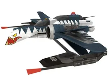 ARC-170 Fighter sci-fi lietadla Papier Model HOBBY Ručné Fantázie Hračka Garáž Auta Papier Remeselné Dekorácie