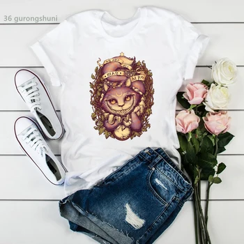 Vintage t shirt dámske myši hodiny grafické tlače camiseta mujer t-shirt lete estetické Hip hop dámske topy plus veľkosť ženy
