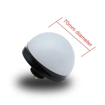 Nepremokavé protiprachová 90 mm/70 mm Pologule Led 3-Farby do 1 loptu Výstražné Svetlo Mini Malé LED Polkruhu Signálneho Svetla 24V