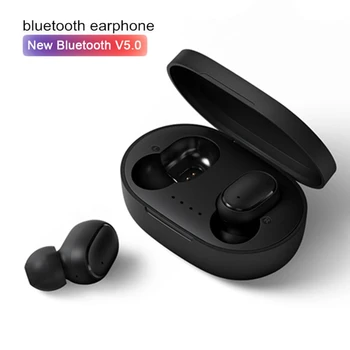 A6S TWS Bluetooth Slúchadlá VS Redmi Airdots Bezdrôtové Slúchadlá Mini Slúchadlá Stereo Headset pre Xiao iPhone Huawei Samsung