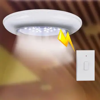 Bezdrôtové 18 LED Stropné Nástenné Skrine, Schody Svetla, Diaľkové Ovládanie Spínač Lampa