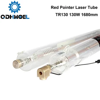 TR130 Co2 Laserové Trubice 130W Dĺžka 1680mm Dia.80 mm pre CO2 Laserové Gravírovanie A Rezanie Stroj