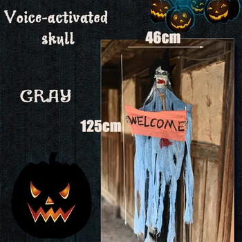 Halloween Visí Ghost Haunted House Escape Horor Halloween Dekorácie Teroru Strašidelné Rekvizity Tému Party Drop Ornament H3