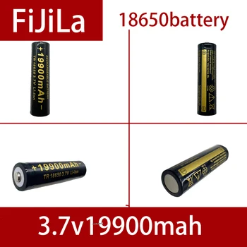 Nový 3,7 V 18650 Batérie 19900 MAH Li-ion Recarregvel Para LED Lanterna Tocha ou aparelhos Eletr Nicos kontakty batérie