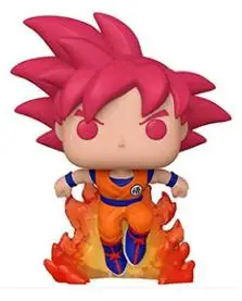 Funko pop Dragon Ball Super ZQ verzia ruku robiť anime model 827SSG Super Saiyan Goku červené vlasy