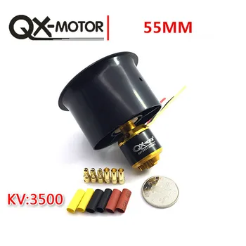 QX-MOTOR DIY EDF Ducted Lietadlo Ventilátor 30 mm /50 mm/ 55mm / 64mm / 70 mm / 90 mm s Striedavý Motor