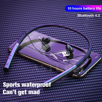 Športové Headset Bluetooth Slúchadlo Telefónu Slúchadlá V5.0 Stereo Neckband Bezdrôtové Telefóny Uší Pre Samsung Pre iPhone Xiao Ucho
