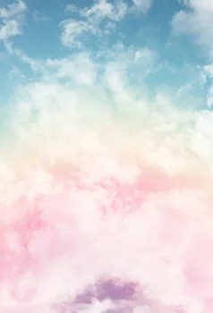 Fantasy sky ružové oblaky Foto Pozadia Nové narodené dieťa Narodeninovej Party Fotografia Pozadia pre Photo Studio