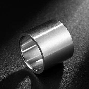 18 mm Matnej Striebornej Farbe Titanium Prsteň pre Mužov Vlastné Foto Osobné Krúžok Prispôsobiť Krúžok Vyryté Krúžok