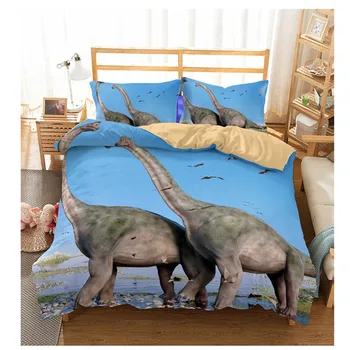 Jurský Park 3D Dinosaura Posteľ Nastaviť Chlapci Obliečky Detské Posteľná Bielizeň Nastaviť Posteľ Obliečky Kryt AU EÚ Jednotný pre Mladistvých posteľná bielizeň nastaviť