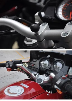 Riadidlá motocykla Upevnite Základňu 1 Palec 25 mm Loptu S Skrutky M8 Pre Ram Mount Akčné Kamery Gopro