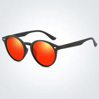 Dizajn značky Polarizované slnečné Okuliare Muži Ženy Jazdy Slnečné okuliare, Vintage Kolo Povlak Slnečné Okuliare UV400 Odtiene oculos de sol