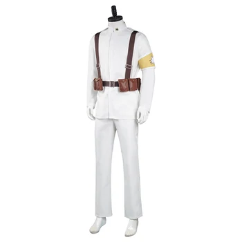 Shingeki no Kyojin Útok na Titan S4 Marley Eldian Armády Bielej Uniforme Cosplay Kostým Oblečenie Halloween Karneval Oblek
