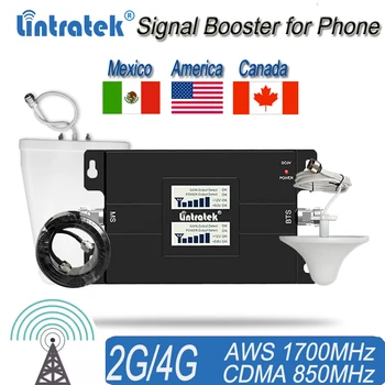 CDMA 2G 4G Signálu Repeater 850MHz 1700/2100 mhz (UMTS) Signál Booster pre Spojené Štáty a Kanada #50