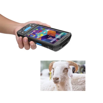 Pôvodné Bluetooth 1D 2D Čiarových kódov QR Android RFID UHF LF 134.2 khz Prenosné Čítačky pre Dobytok Pet Oviec, Kôz, Ošípaných, Kráv Moru Eartag
