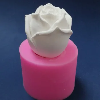 Nové Veľké Rose 3D Silikónové Fondant Mydlo Formy Tortu Formy Sviečka Plesní, Cukrovinky, Čokoládové Dekorácie Pečenie Nástroj Formy