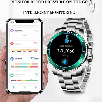LIGE Smart Hodinky Mužov plne Dotykový Fitness Sledovanie Krvného Tlaku Bluetooth hovor Smartwatch monitorovanie Srdcovej frekvencie Android iOS+Box