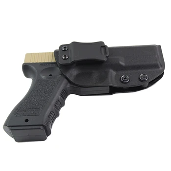 Taktické TABÚĽ KYDEX Gun Puzdro pre Glock 17 31 Airsoft Pištoľ Prípade Vnútri Skryté Nosiť Zbraň Závesu Lov Príslušenstvo