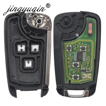 Jingyuqin 10pcs/veľa 2/3/4 Tlačidlá Auto Inteligentné Diaľkové Tlačidlo pre Chevrolet 315/433MHz ID46 Čip Keyless-go Comfort-prístup PCF7937E