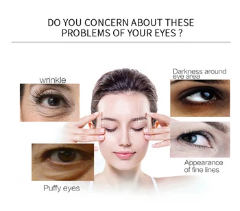 Crystal Kolagénová Očná Maska Očné Škvrny na Starostlivosť o Oči Tmavé Kruhy Odstrániť Opuchy Anti-Aging Vrásky, Očná Maska Gélová Podložka List Maska