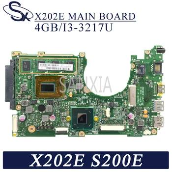 KEFU X202E Notebook základná doska pre ASUS X202E X201E S200E X201EP pôvodnej doske 4 GB-RAM, I3-3217