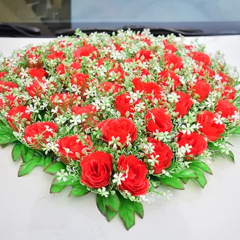 Svadobné Auto Dekorácií pre Umelé Kvety Hodváb Rose Party Udalosti Dodávky domov narodeniny Christma dekorácie, Ružové Červené biele